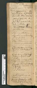 Besucherbuch, vol. 3, 17. Okt. 1743, Entry Voltaire (BA I, 152, 57v)